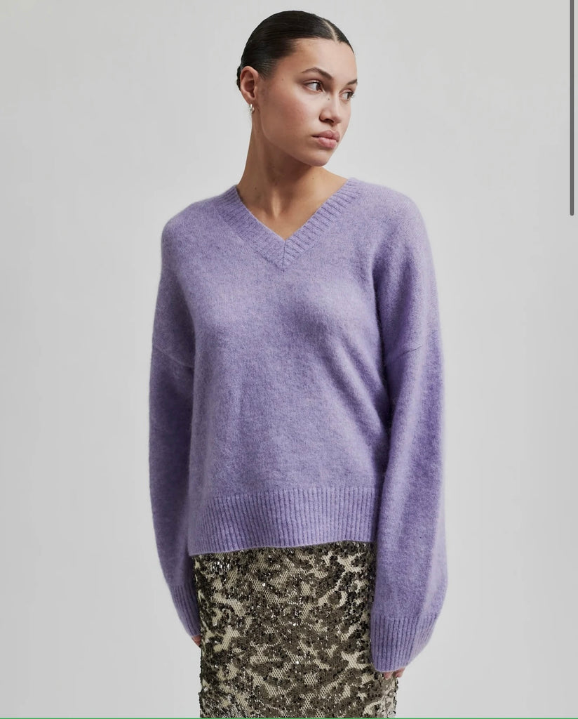 Loose V-Neck Sweater