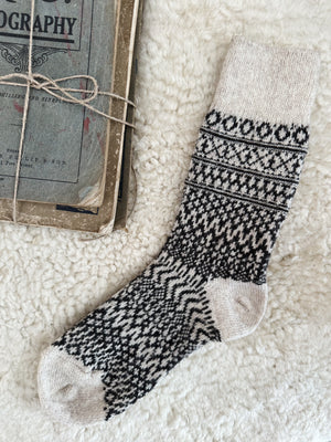 Wool Jacquard Sock