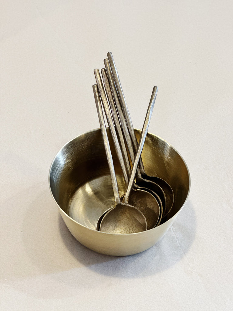 Brass Condiment Spoon