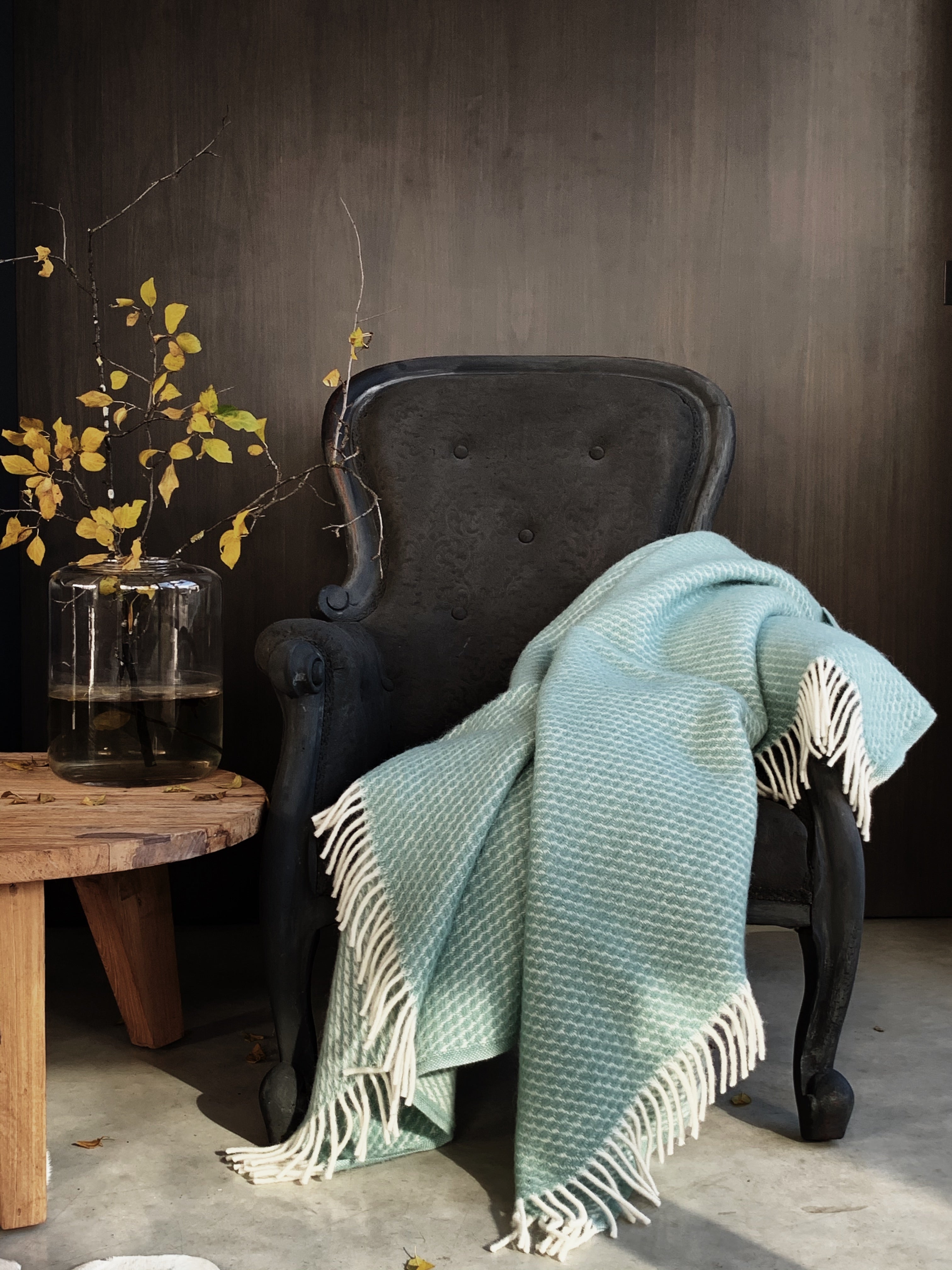 Duck Egg Wool Blanket – Ecoco